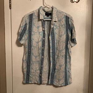 Mens Hawaiian Styled Button Down